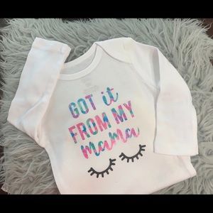 0-3 month onesie